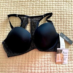 38D Paramour Carolina Lace Back Bra NWT